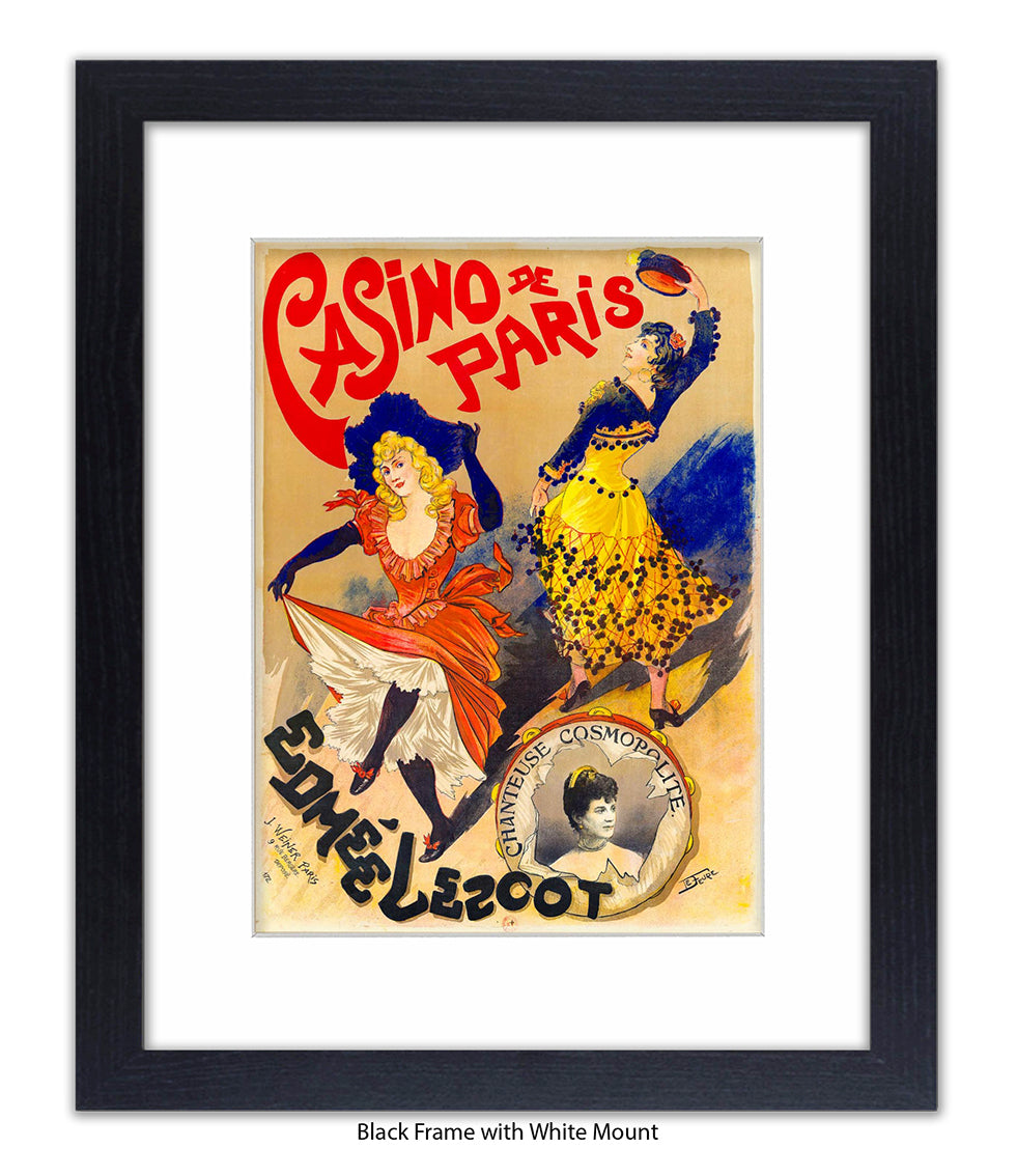 Casino De Paris Lescot Lautrec Art Print