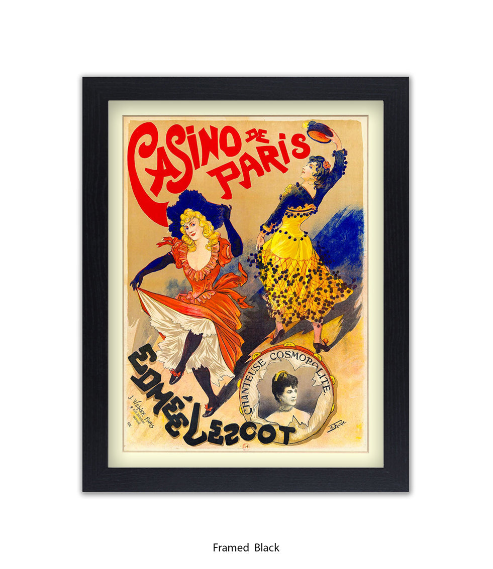 Casino De Paris Lescot Lautrec Art Print