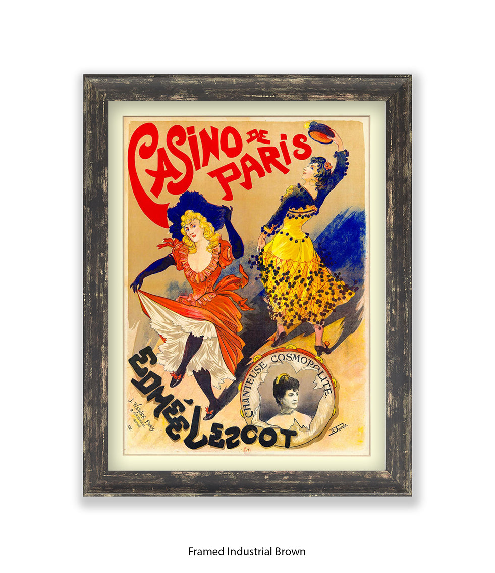 Casino De Paris Lescot Lautrec Art Print