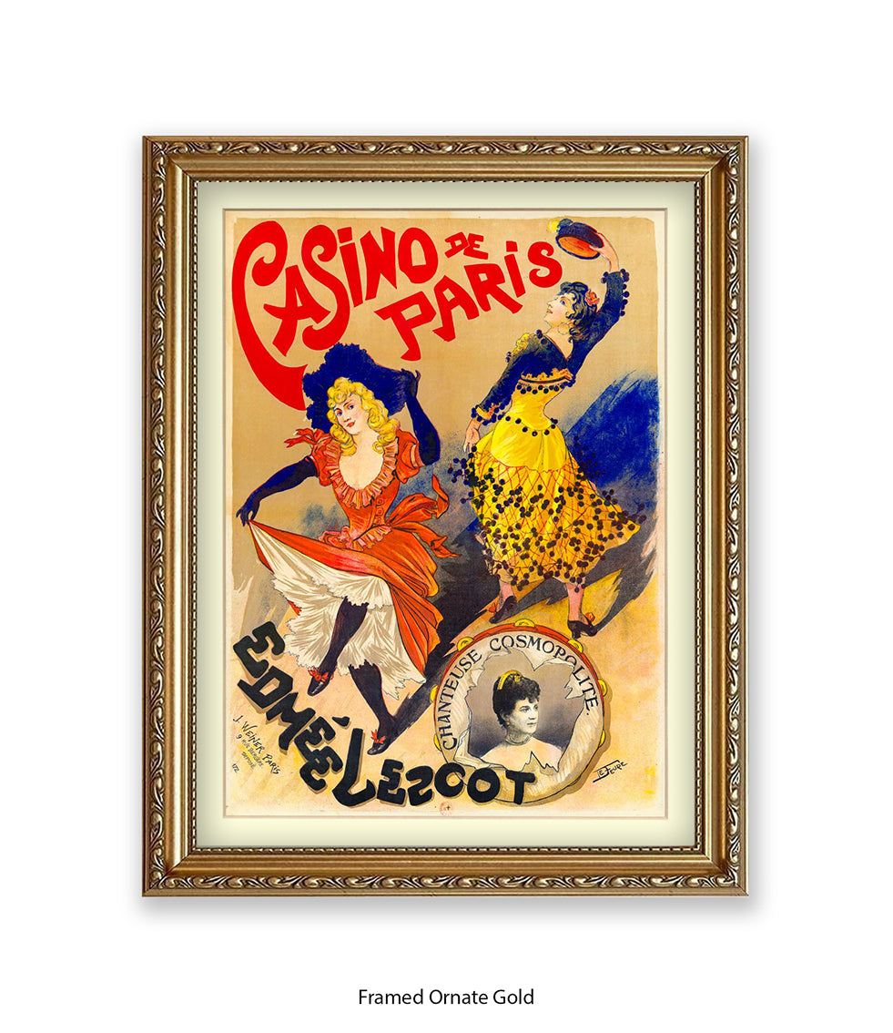 Casino De Paris Lescot Lautrec Art Print