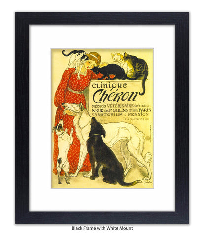 Clinique Cheron Veterinaire Steinlen Art Print