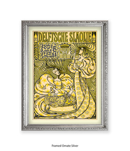 Delftsche Slaolie Art Print