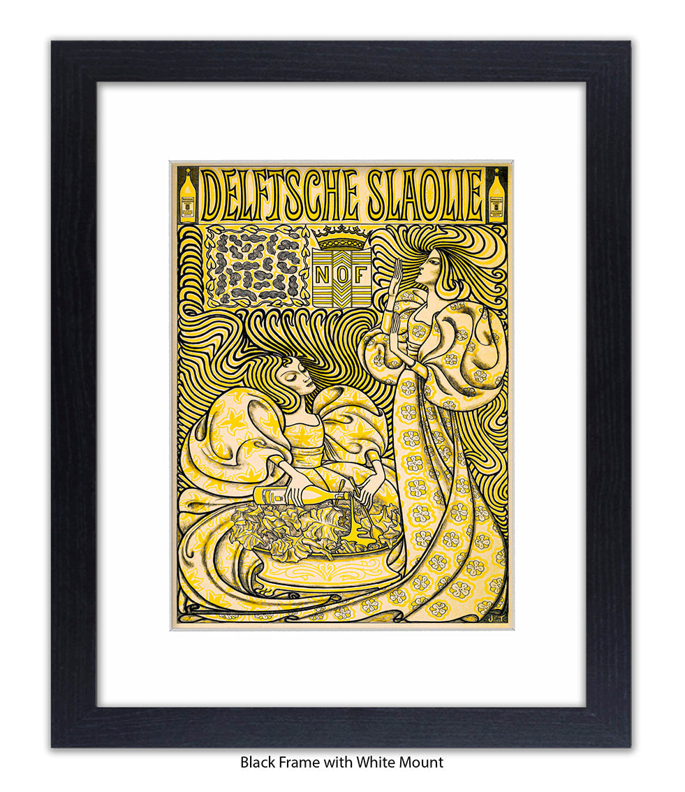 Delftsche Slaolie Art Print