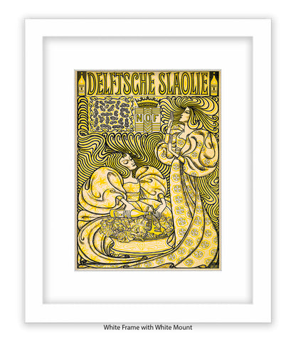 Delftsche Slaolie Art Print