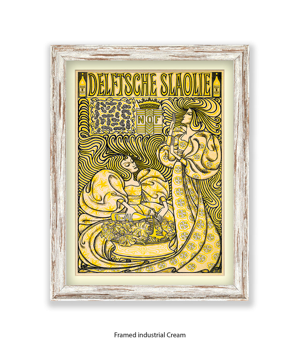 Delftsche Slaolie Art Print