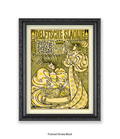 Delftsche Slaolie Art Print