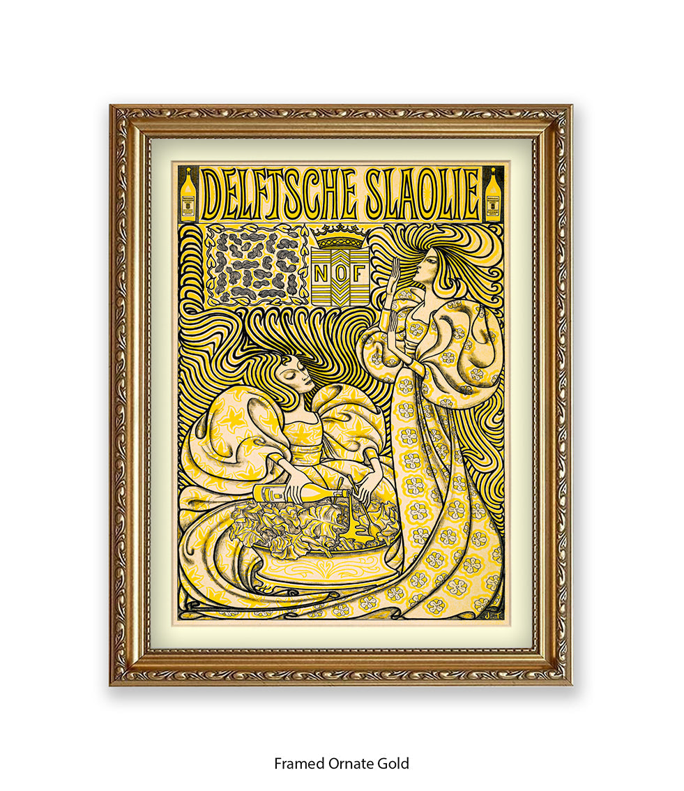 Delftsche Slaolie Art Print