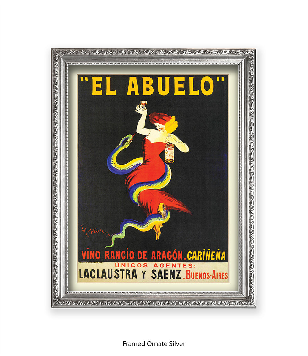 El Abuelo - Cappiello Art Print