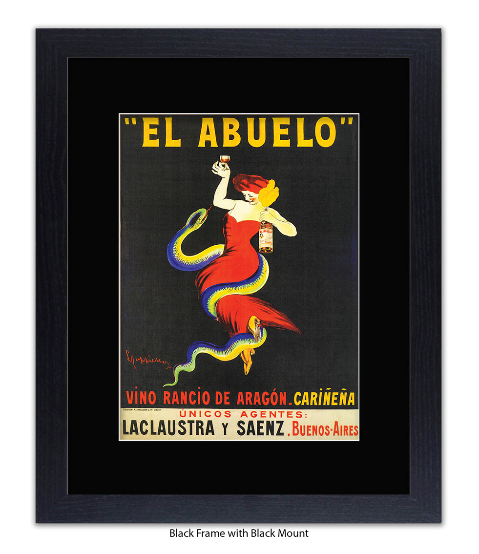 El Abuelo - Cappiello Art Print