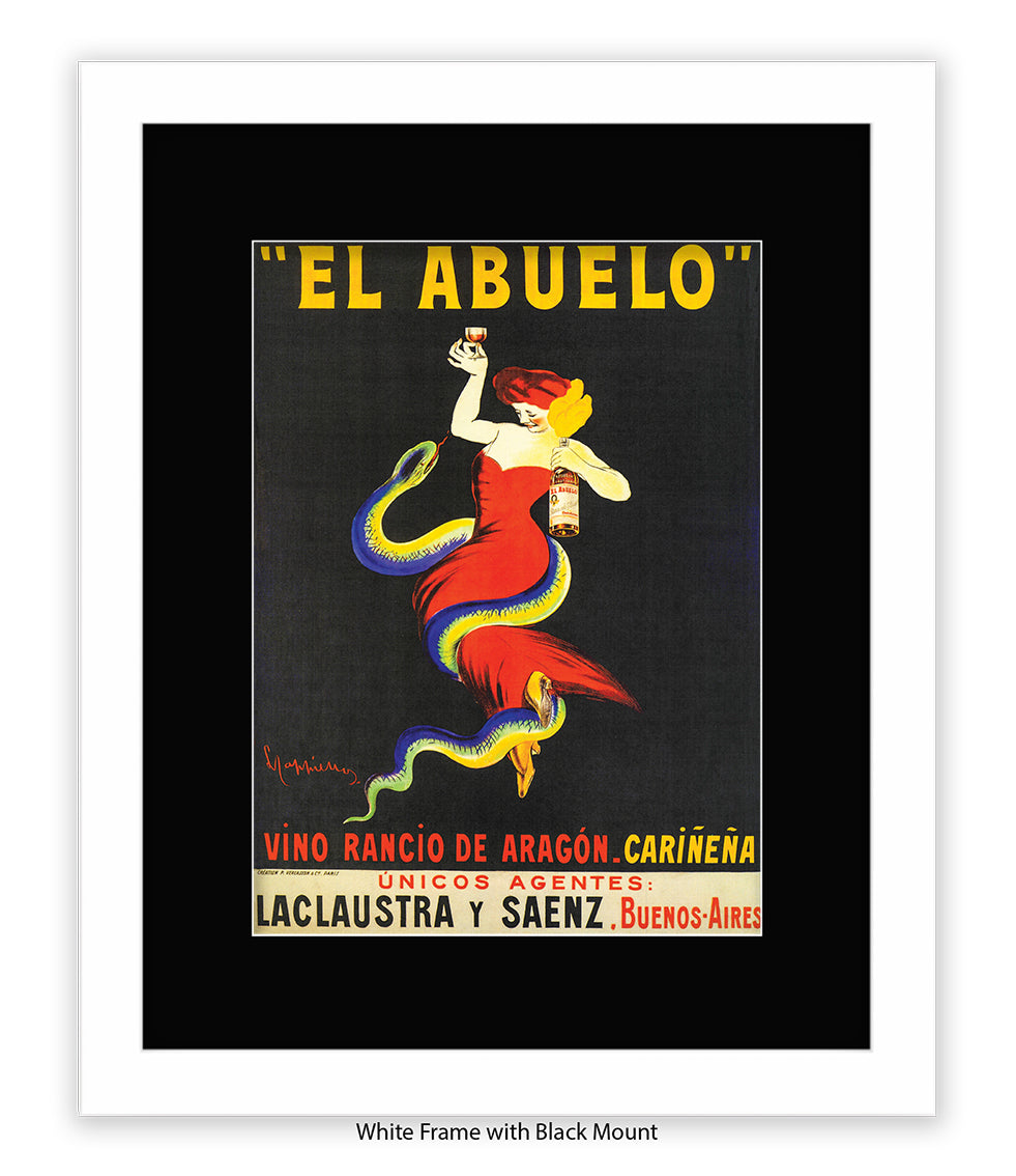 El Abuelo - Cappiello Art Print