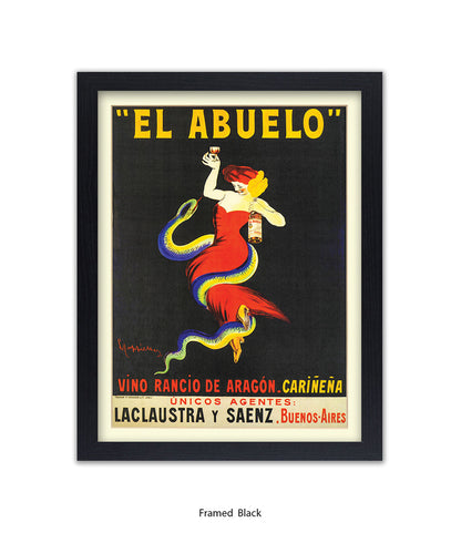 El Abuelo - Cappiello Art Print