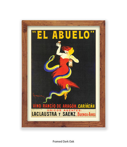 El Abuelo - Cappiello Art Print