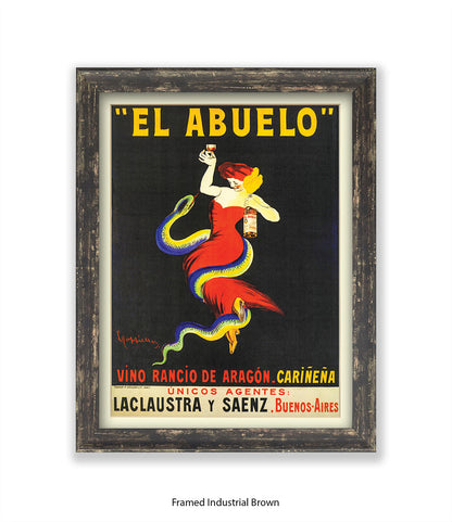 El Abuelo - Cappiello Art Print