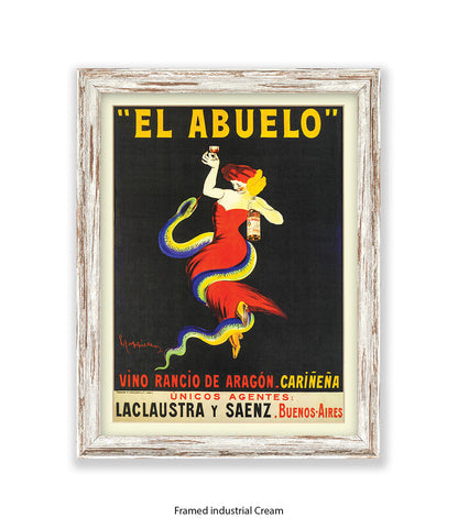 El Abuelo - Cappiello Art Print