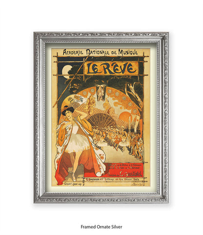 Le Revue - Academie Nationale De Musique -Steinlen Art Print