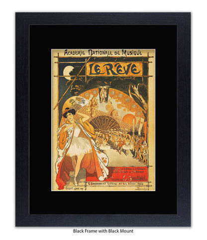 Le Revue - Academie Nationale De Musique -Steinlen Art Print