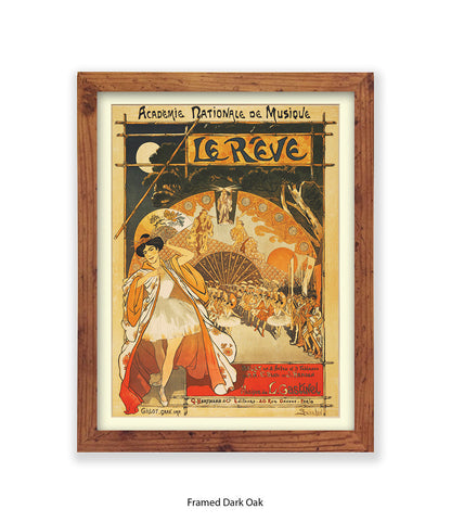 Le Revue - Academie Nationale De Musique -Steinlen Art Print