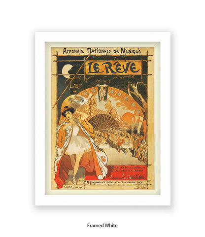 Le Revue - Academie Nationale De Musique -Steinlen Art Print