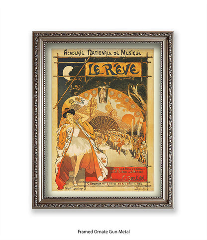 Le Revue - Academie Nationale De Musique -Steinlen Art Print