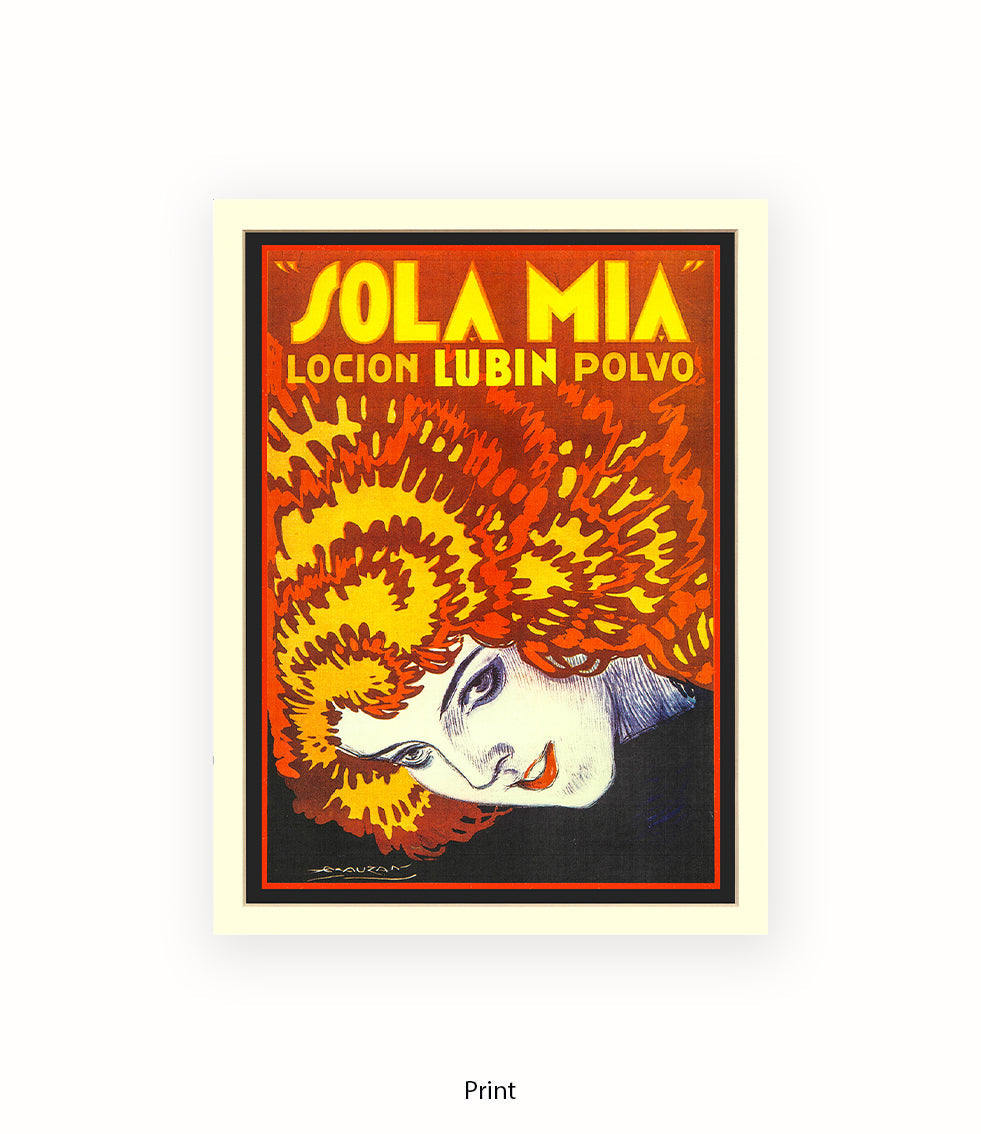 Sola Mia - Locion - LUBIN - Polvo Art Print