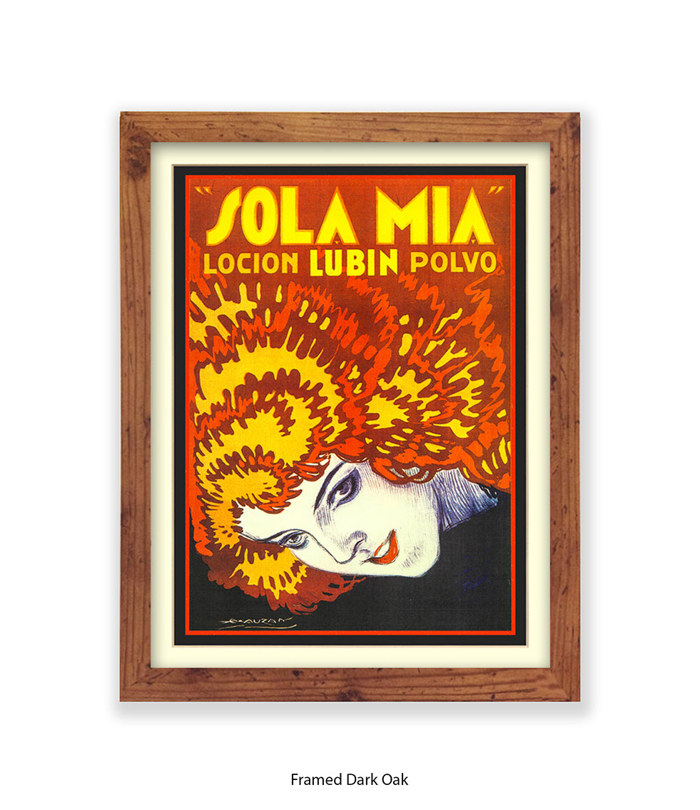 Sola Mia - Locion - LUBIN - Polvo Art Print