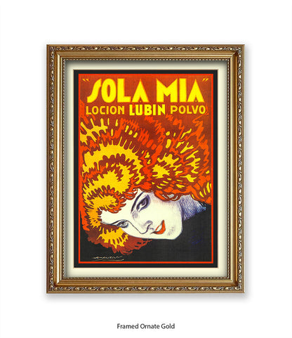 Sola Mia - Locion - LUBIN - Polvo Art Print