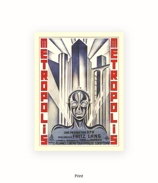 Metropolis 1920s Art Print