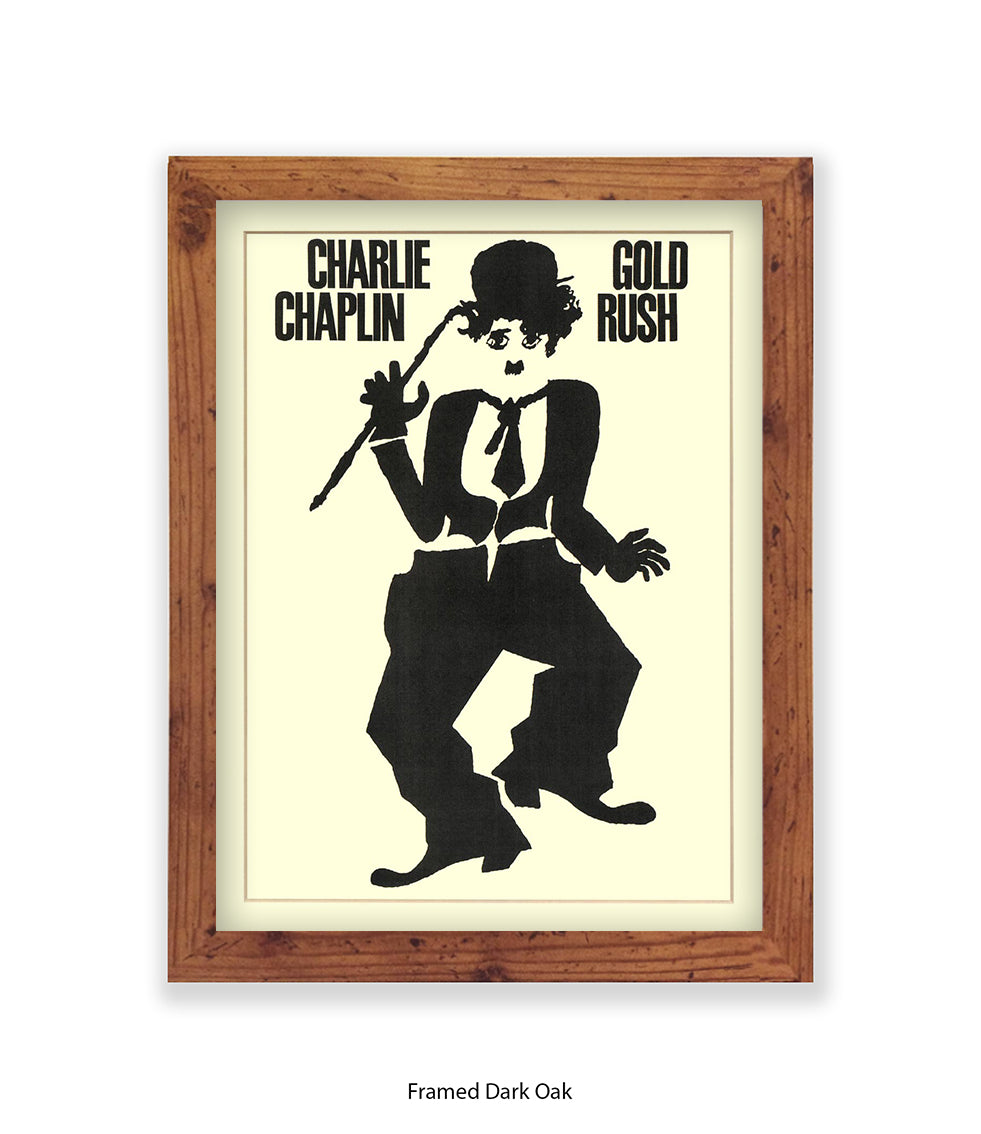 The Gold Rush Cartoon Art Print