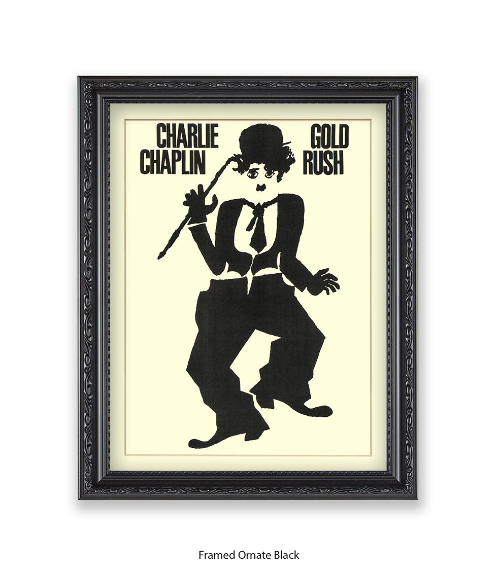 The Gold Rush Cartoon Art Print