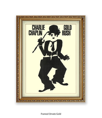 The Gold Rush Cartoon Art Print