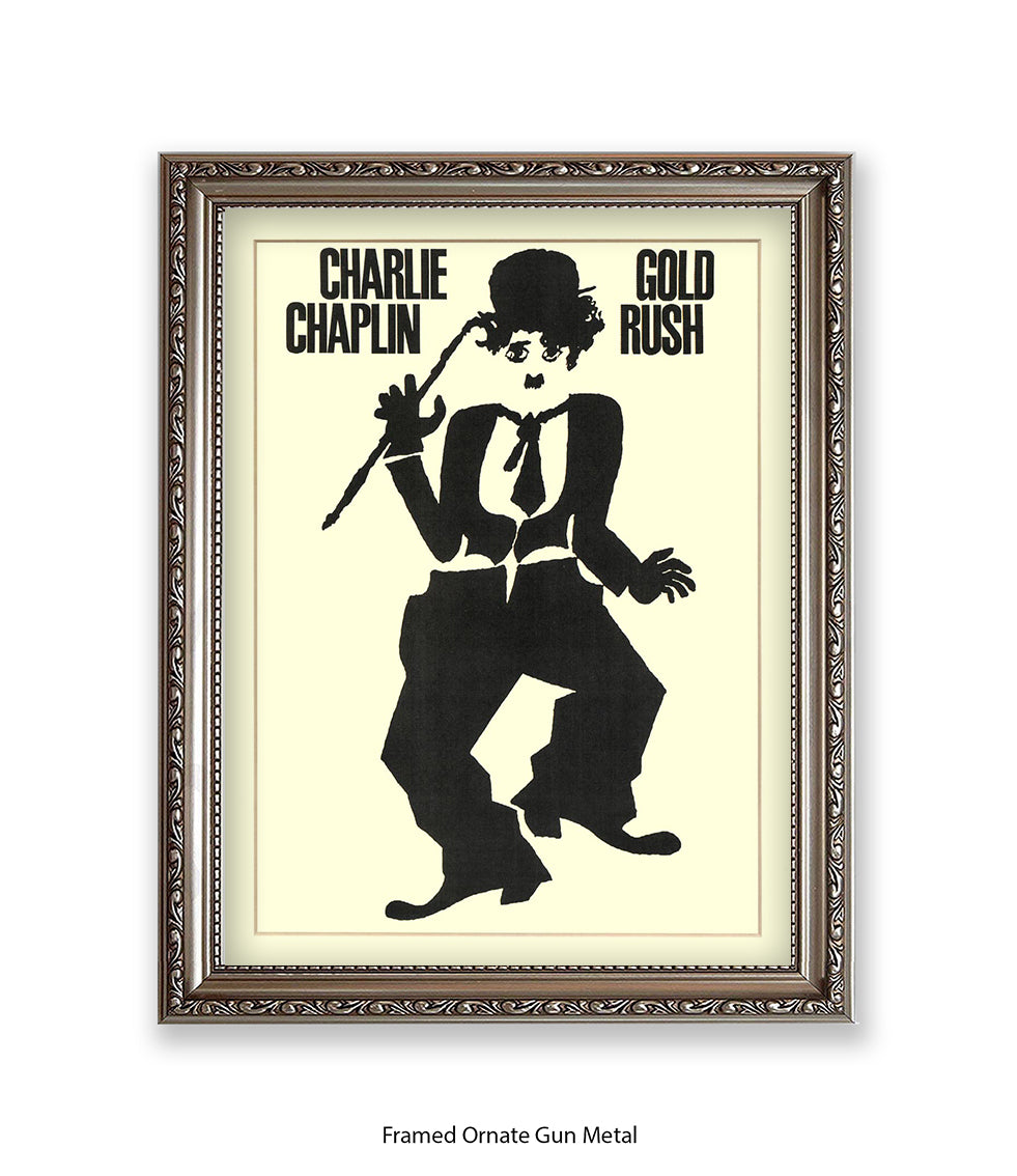 The Gold Rush Cartoon Art Print