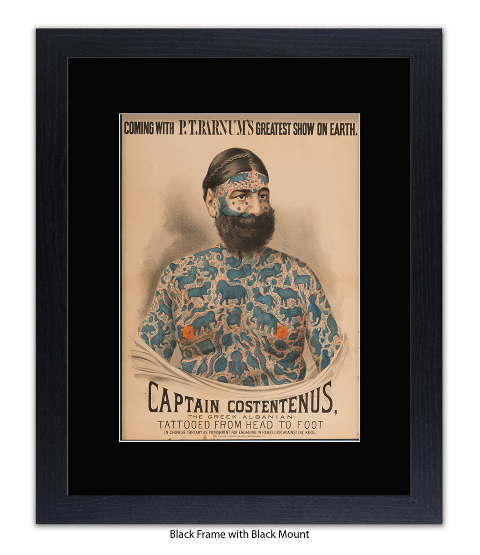 Captain Constentenus Tattoo Man Art Print