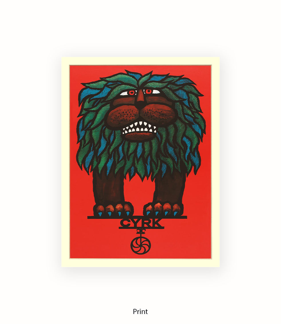 Lion CYRK Art Print