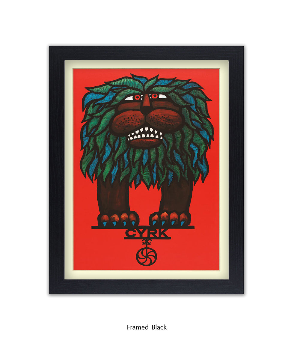 Lion CYRK Art Print