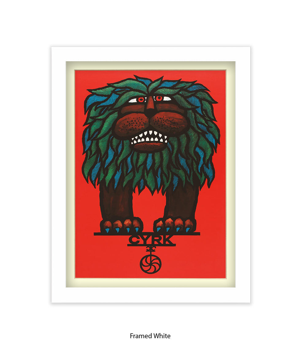 Lion CYRK Art Print