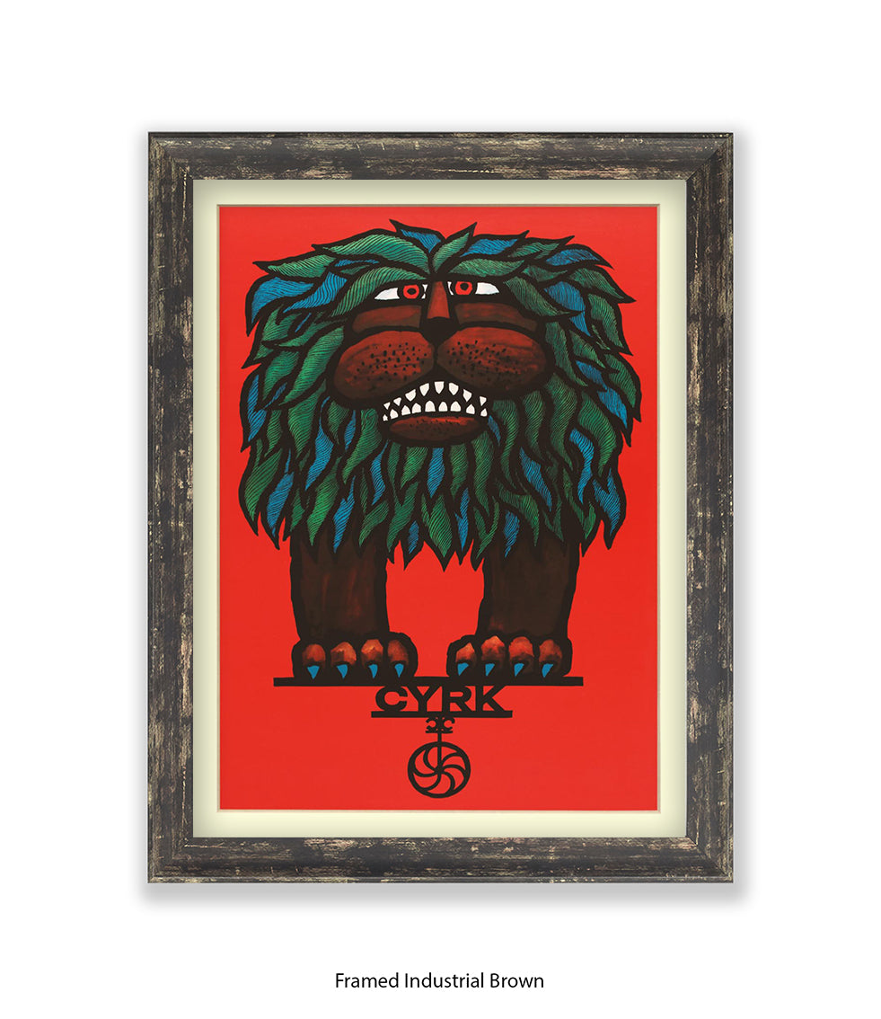 Lion CYRK Art Print