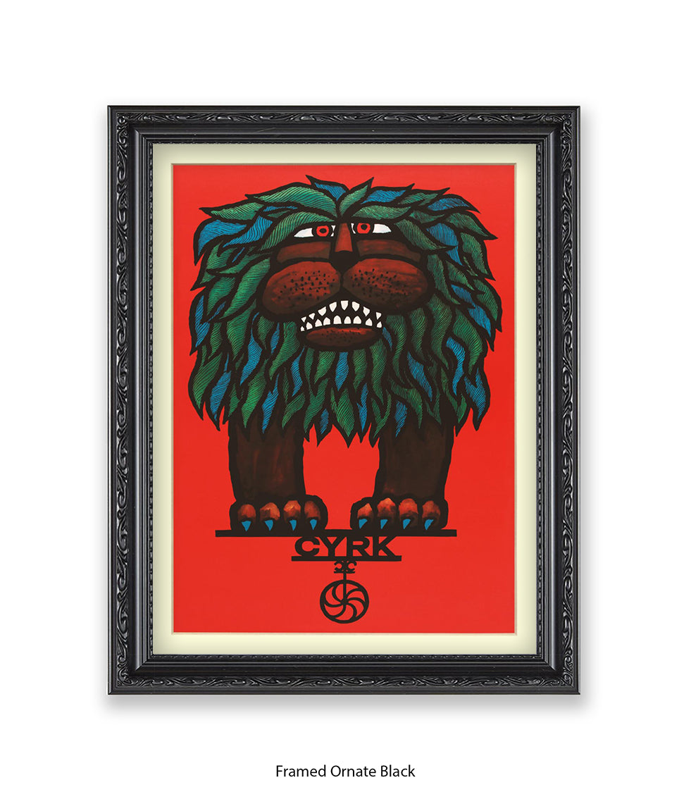 Lion CYRK Art Print