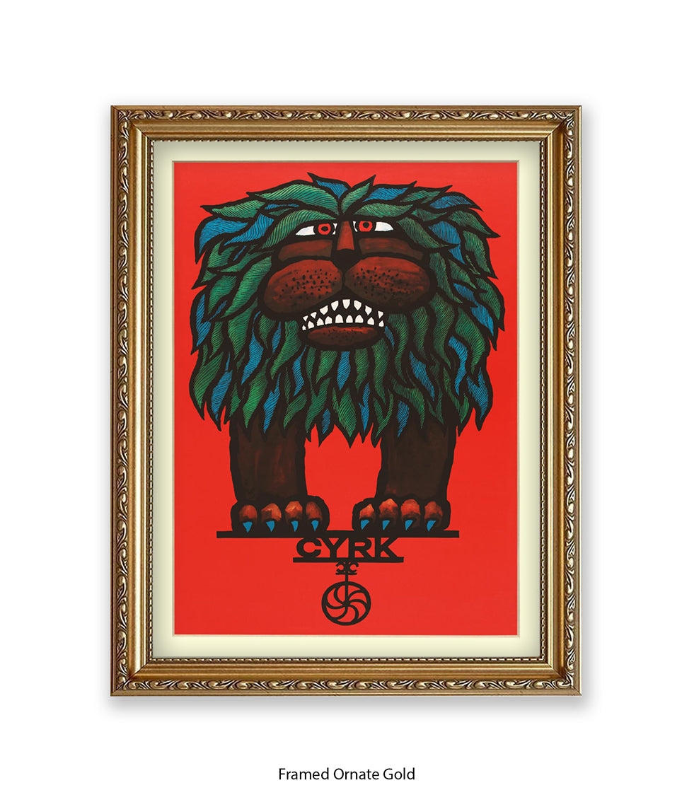 Lion CYRK Art Print