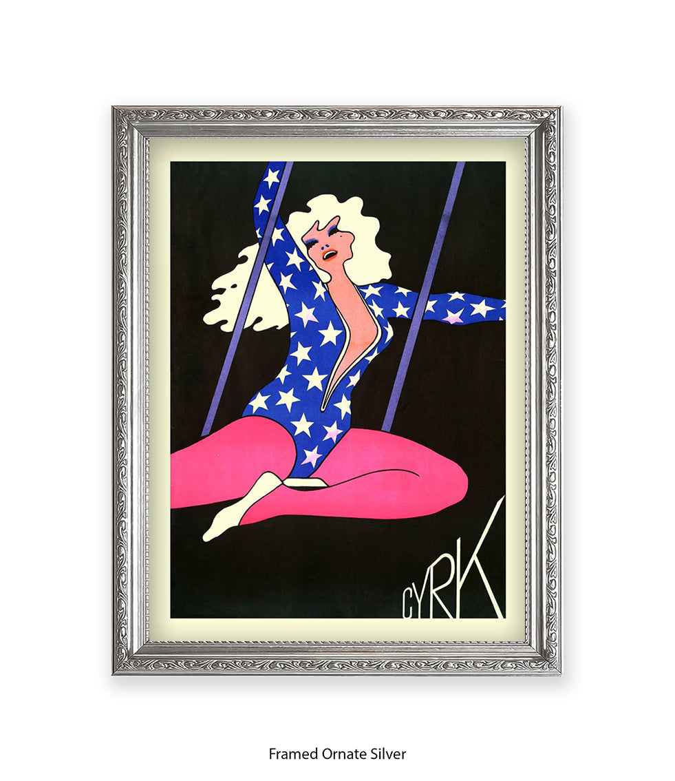 Trapeze CYRK Art Print