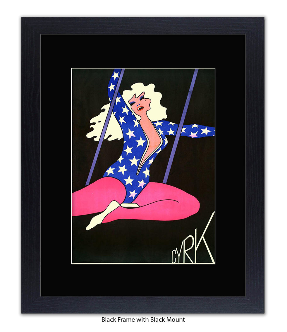 Trapeze CYRK Art Print