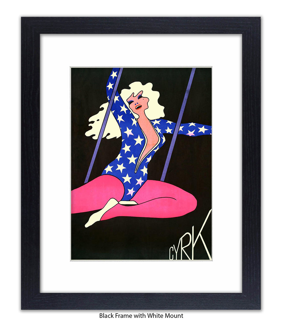 Trapeze CYRK Art Print