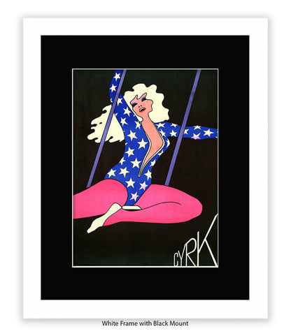 Trapeze CYRK Art Print