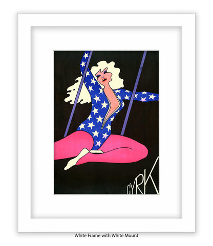 Trapeze CYRK Art Print