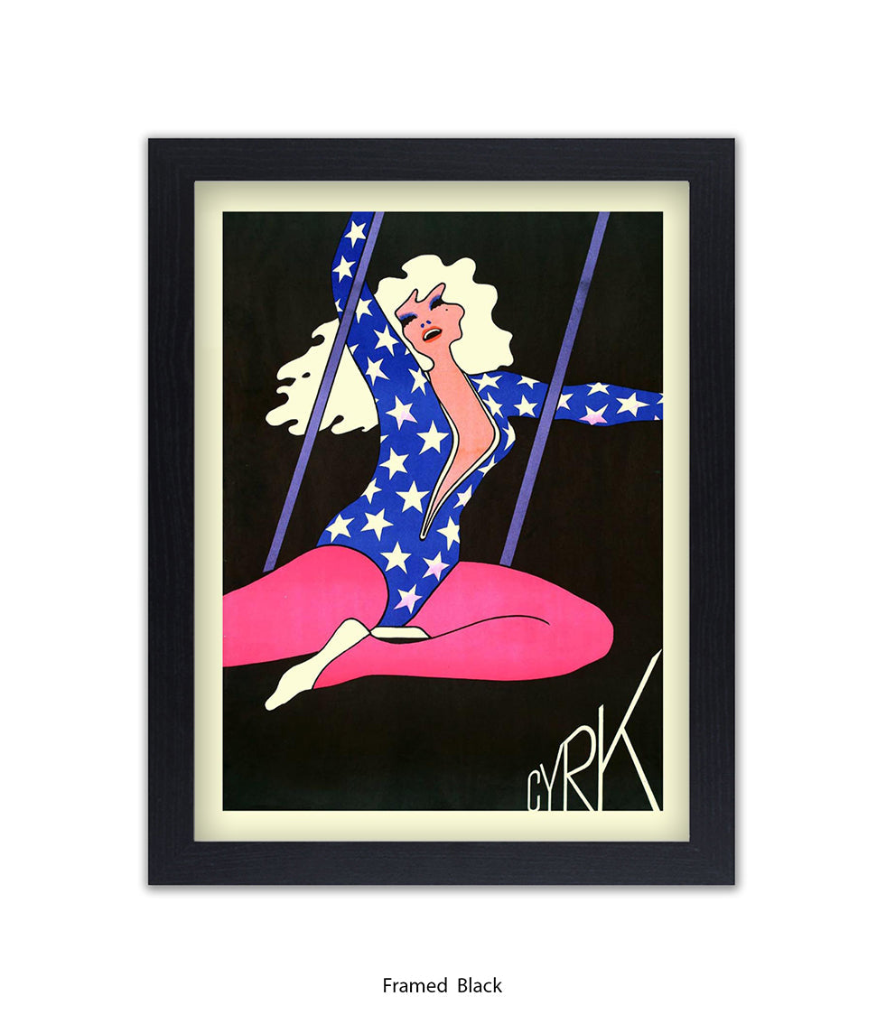 Trapeze CYRK Art Print