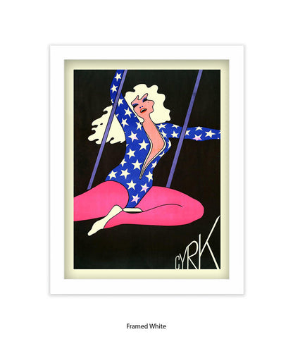 Trapeze CYRK Art Print