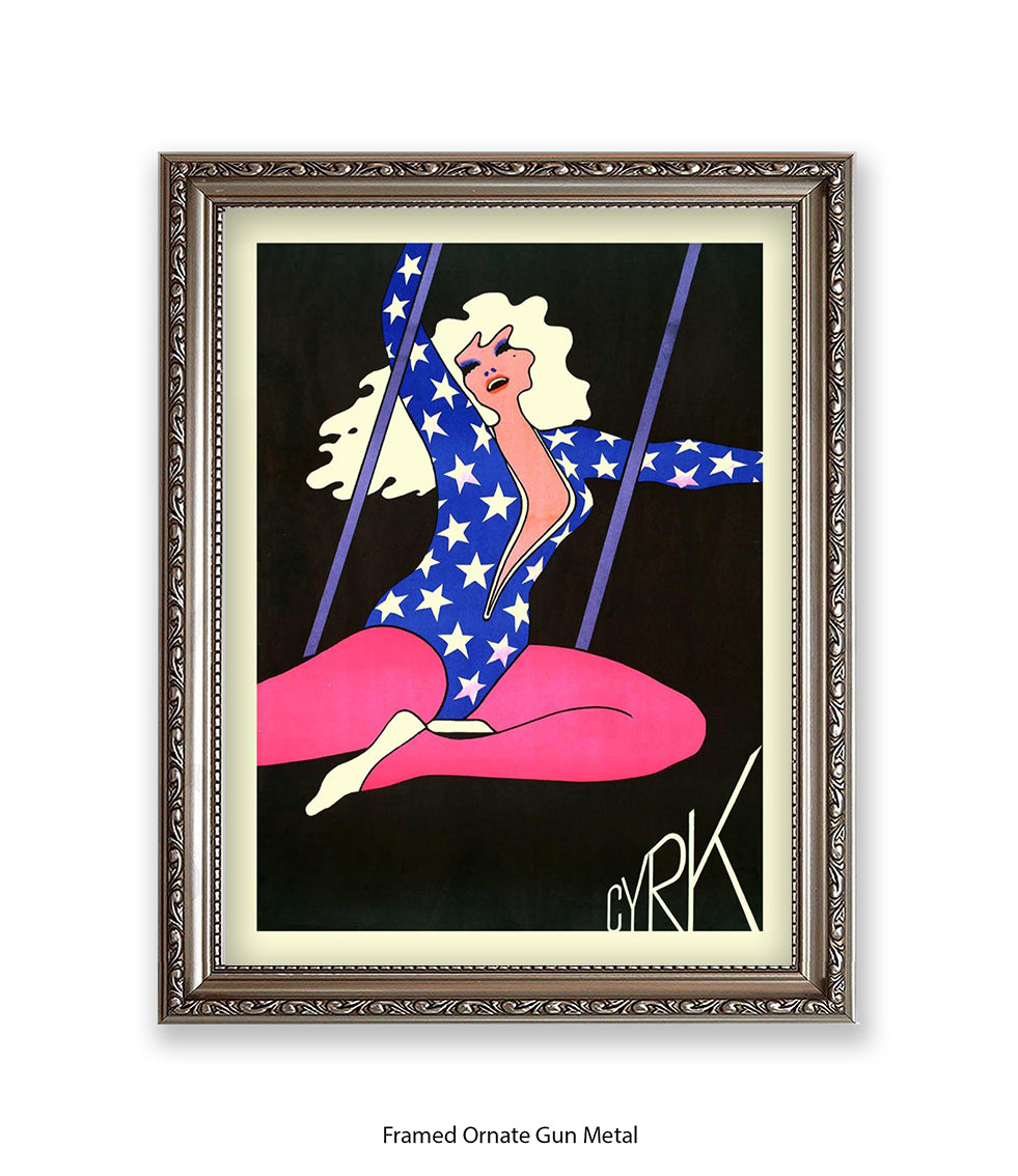 Trapeze CYRK Art Print