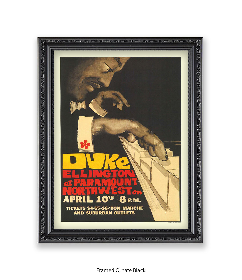 Duke Ellington At Paramount Northwest Art Print