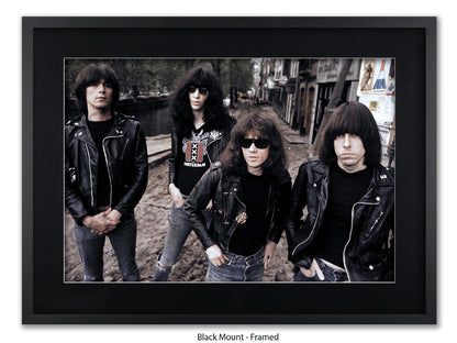 Ramones Amsterdam 1979 Poster