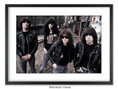 Ramones Amsterdam 1979 Poster