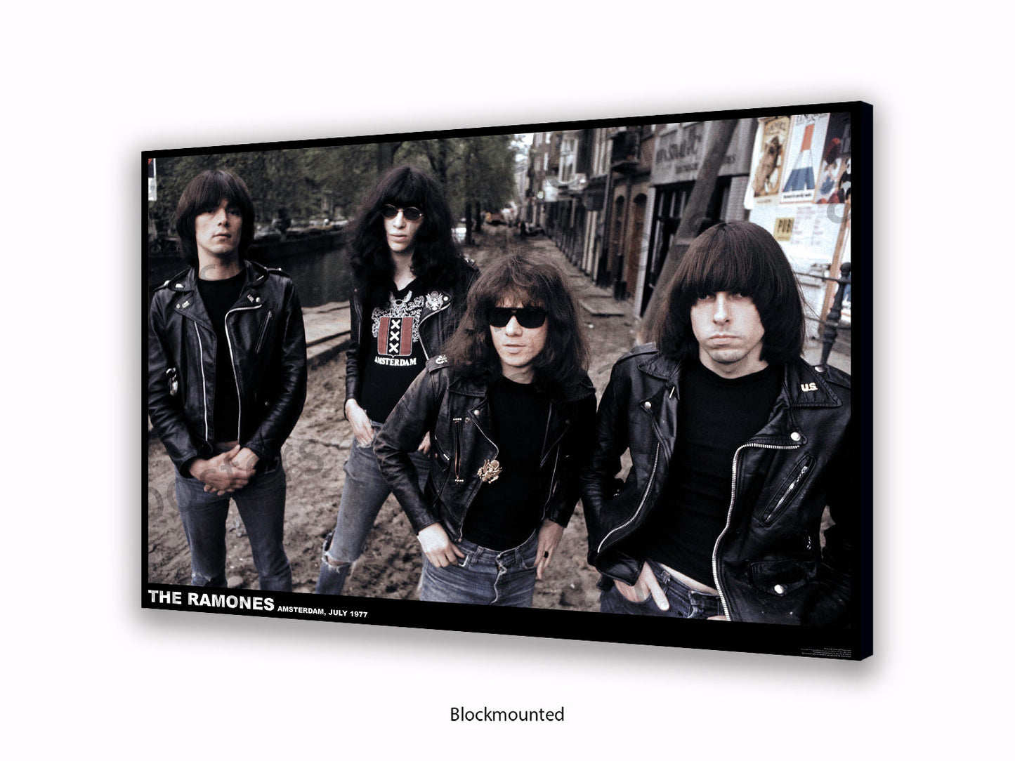 Ramones Amsterdam 1979 Poster